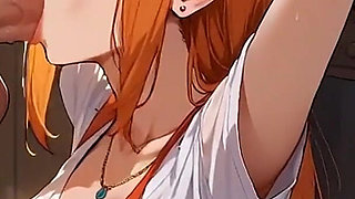 Anime Ai My Wife Seduces Me in the Kitchen with a Deep Throat, and Swallows My Semen for Dessert
