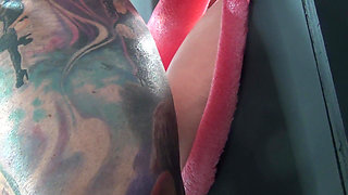 Reverse Gloryhole - Pussy & Asshole on Display - No Holes Barred