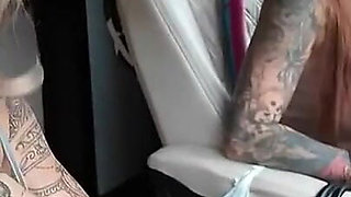 Lacey & Danae Makes Random Guy Cum in the Bus