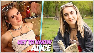 Babe Alice T Orgasms Herself To New Dimensions After A Trip To The Park & Baking Macarons