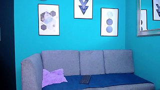 Very Hot Amateur French Teen couple tit fuck on Webcam