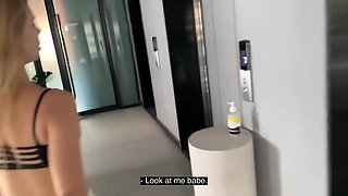 Steamy Public Gym Blowjob & Cumwalk Adventure!
