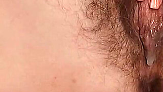 Clitoral Orgasm, Real Masturbation, Hot Housewife Touching Her Hairy Pussy