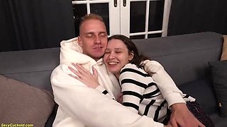 My Hot Teen Girlfriend Gets Rough DP and Facial