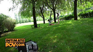 Three teens ravaged and facialized outdoors starring Angelika Grays, Lina Luxa and Sofi Smile - itsPOV