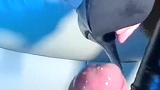 Stepmom Kira Jerks off with Her Feet