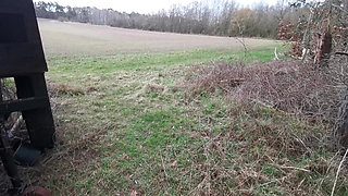 Slapping Vagina and Tits in the Woods