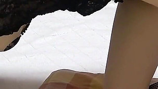 Beautiful Big Tits, No Bra Nipple Stickers, Japanese Girl Tease Exercise