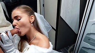 Runaway Bride Fucks A Stranger