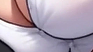 Waifu Secretary POV - White Hair GILF & Brunette Office Close-up Teasing