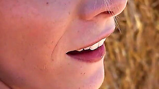 Skinny German Beauty Vivi Vallentine at Risky Outside POV Sex with Stranger