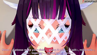 Columbina blowjob - Genshin Impact