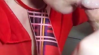 School Girl Out Fit Blowjob with Swallow (she Went for the Heather Harmon Finish)