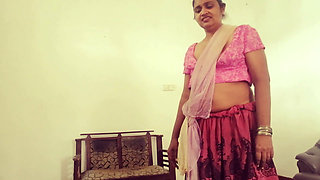 Desi housemaid had her master's cigar whilst madam is away