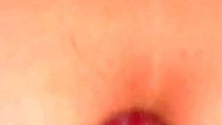 POV: I Fuck the Pantyhose Through the Hole and Cum Between Ass and Pantyhose