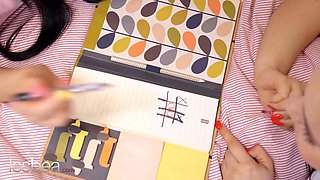 Lesbea \u2013 Pussy Eating with big boobed plumper lesbian teenager