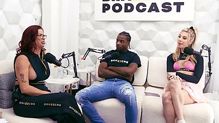 The brazzers podcast sequence 7 (trimmed) - Alexis Fawx x cheerleader kait x Damion Dayski