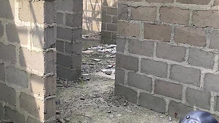 Big daddy fuck inside and uncompleted building