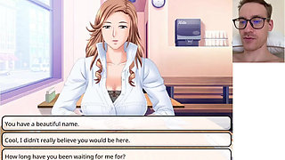 First Date Sex Game - Gameplay Blowjob in the car on the first date
