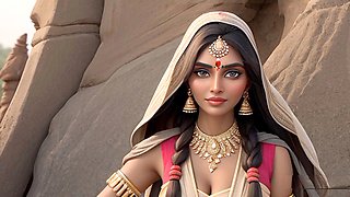 Desi Indian couple breaks their chastity with chocolate sauce on their mansion roof and then gets down in the shower