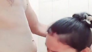 Desi Wife Puja Fuck In Bathroom