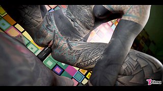 Hot duo goes rigid in POV anal action with Anuskatzz