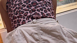 He Loves Jumping on My Cock While Everyone Walks by the Window