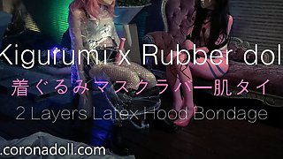 Blonde and brunette lesbian girls licking and toying