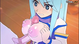 Kazuma Fucks Aqua Challenge