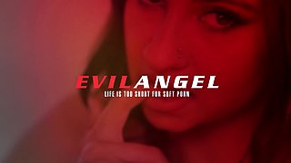 EVILANGEL Skinny Spinner EMMA ROSSIE Loves Being ANALLY