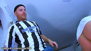 Double penetration and facial cumshot for hot babe Gabrielle Neva - MMM100
