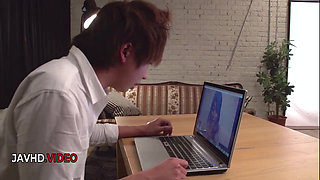 Shiona Suzumori JAV intense Asian blowjob brings pure passionate pleasure .