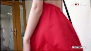 Russian model fucked hard by agent with a monster cock