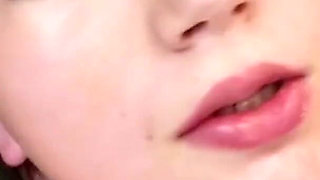 Teen grabs her neighbor with big cock and fucks with him