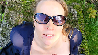 Outdoor Facial and Oral Cum