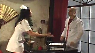 Asian nurse ass: Blowjob, Doggy  Cowgirl Porn