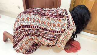 Big Ass Egyptian Hot Maid Stuck Under Bed & Naked Her Ass