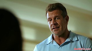 Stepdaughter cant say no to her stepdad
