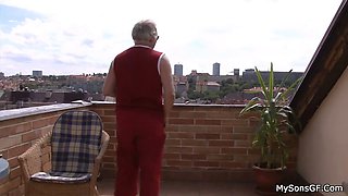 Bf's grandpa got lucky