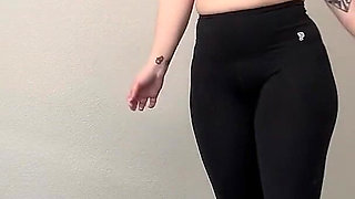 Stretching in My Tight Legging