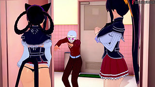 I Almost Fucked Teacher Rossweisse but Ended up Residing a BJ From Kuroka - Dxd Ntr Madness