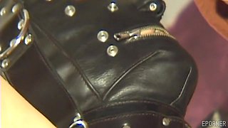 Darkhaired babe In Lingerie Gets Bondage Play With A Masked Dominant - Fetish
