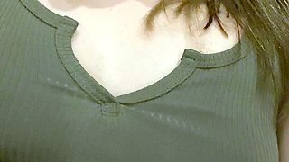 Amateur striptease and Solo masturbation