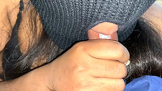My stepsister Accidently Suck my big cock in Morning Full hindi dirty talk sex