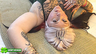 Lucky Gurl Amber Lee - BBW PAWG Swallows Loads of BBC Cum