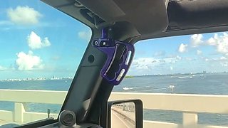 Mindblowing anal solo toy drilling