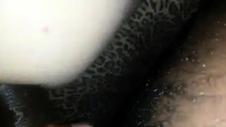 Amateur Interracial Bareback with a Manly Guy