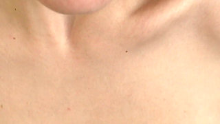 Busty Wife in Blue Dress Gets Fucked From Behind and Takes a Load on Her Tits