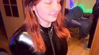 Rimming POV with Whipped Cream in Latex (custom Video)