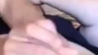 Amateur Blowjob Ends in Surprise Creampie